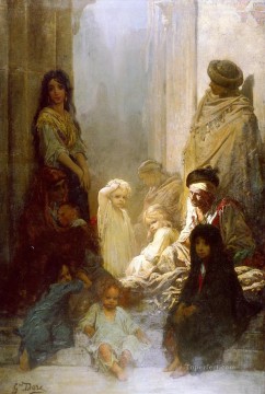 Gustave Dore Painting - La Siesta Gustave Dore